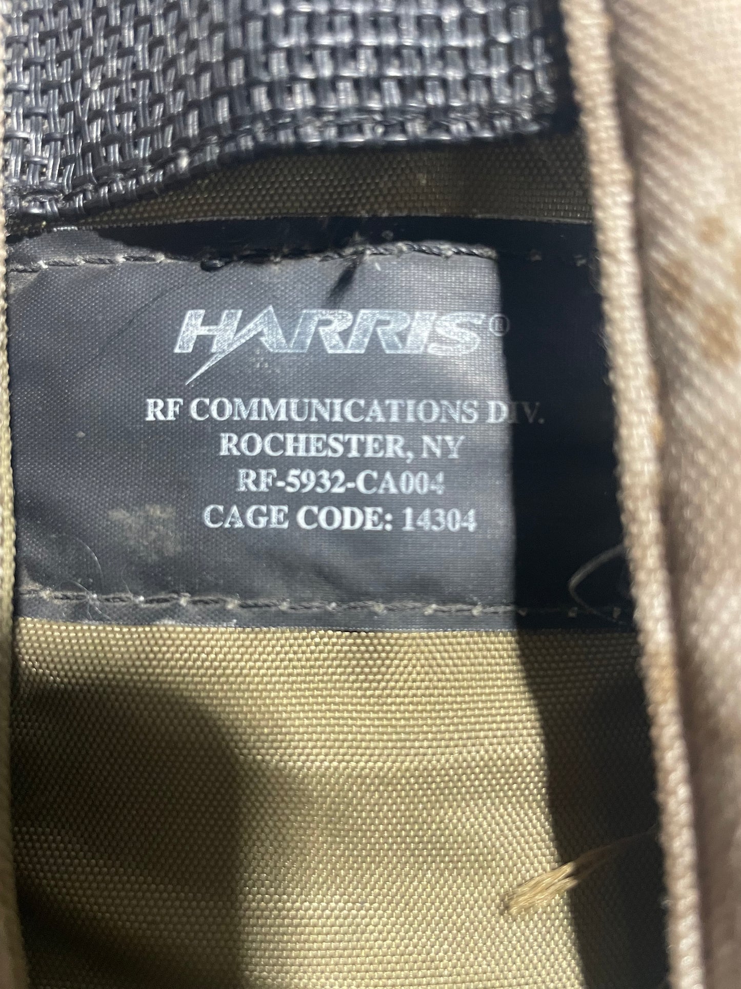 Harris Communications RF-5932 "Windowed Radio Pouch"