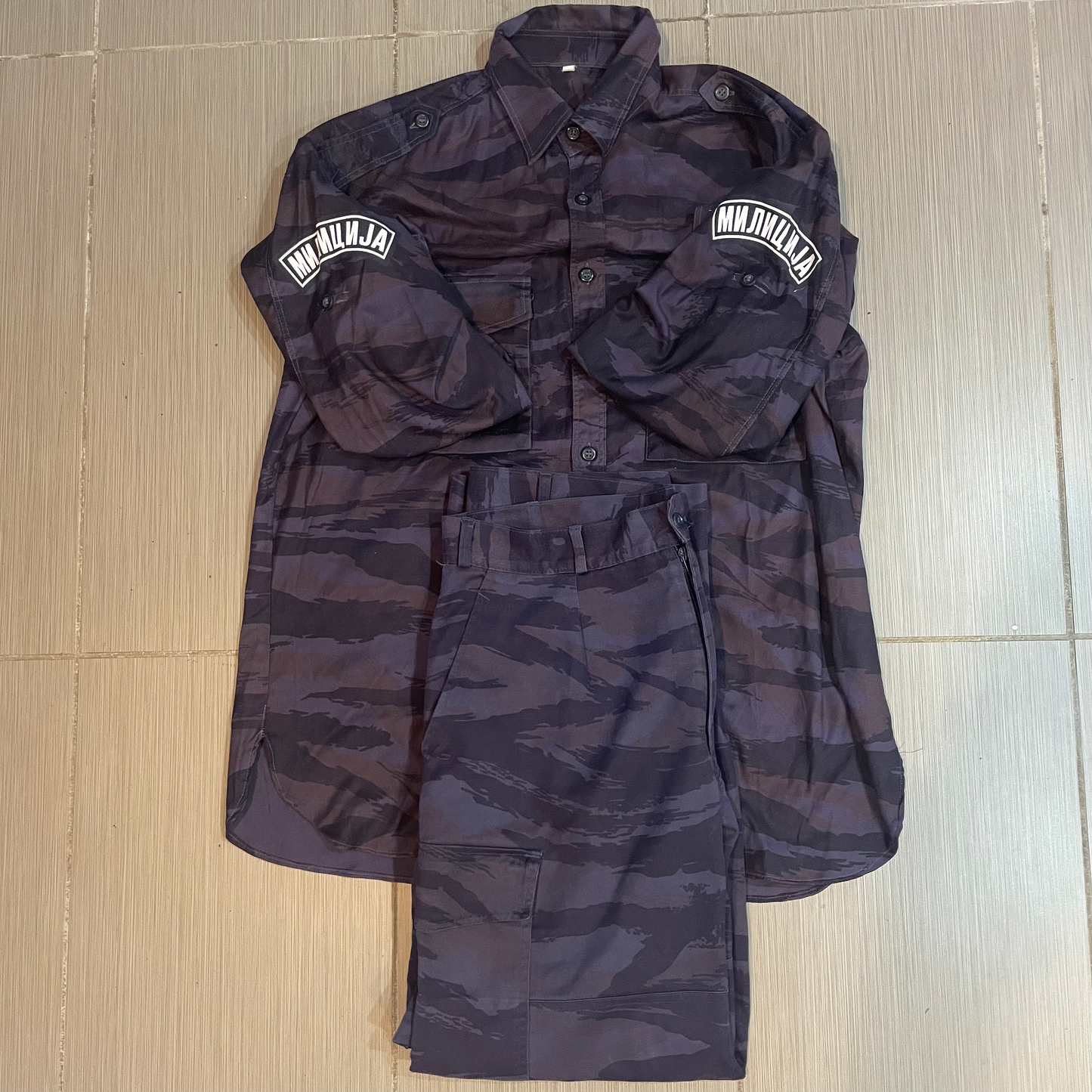 RAID Mod Shirts/Uniform - Serbian Blue Tiger Stripe